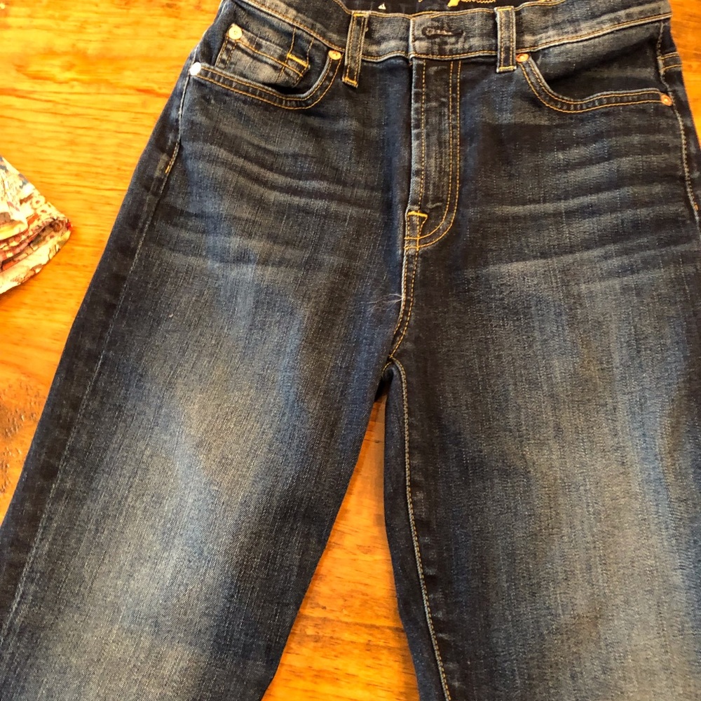 7 for all man kind jeans, size 27